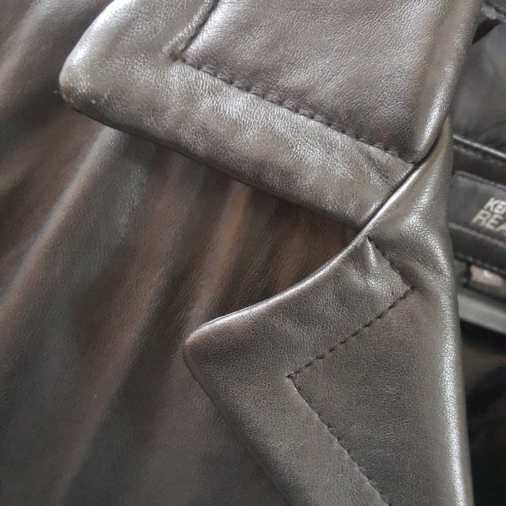 NEW, Kenneth Cole Reaction, men's leather jacket..price firm, NWT - Picture 6 of 7